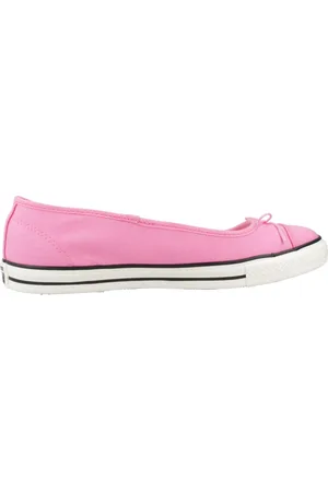 Converse Schoenen, Dames, Roze, 40 1/2 EU, Sierlijke Ballerina Instap Schoenen