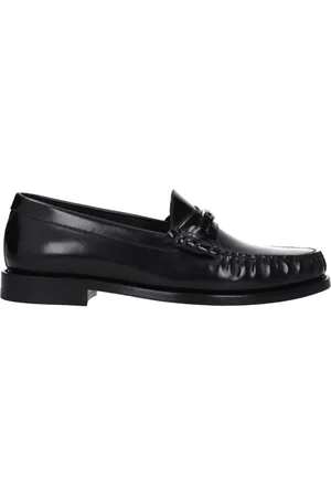 Céline Schoenen, Heren, Zwart, 41 EU, Leer, Zwarte leren loafers