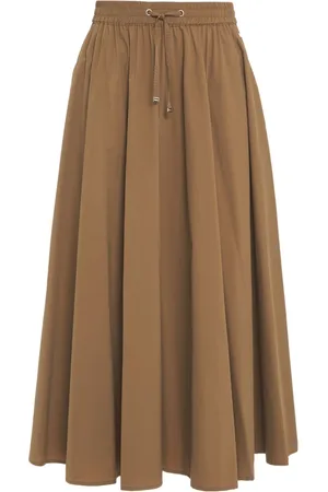 HERNO Rokken, Dames, Bruin, M, Midi Rok