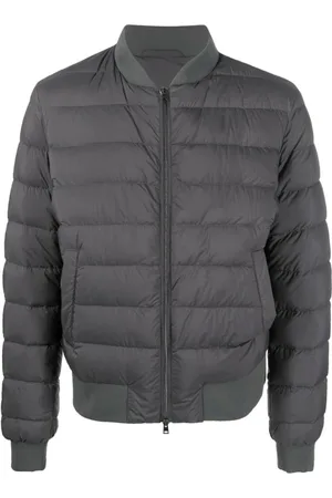 HERNO Jassen, Heren, Grijs, XL, Nylon, Donsjas