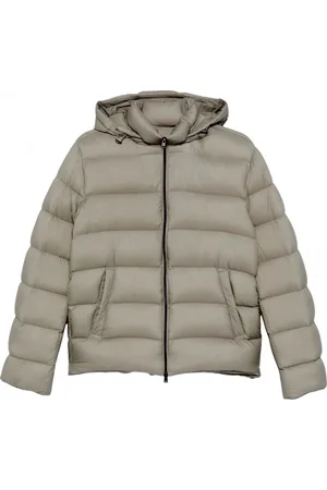 HERNO Jassen, Heren, , L, Nylon, Lichtgewicht Matt Pufferjas