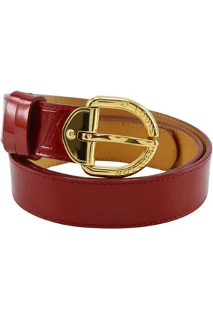LOUIS VUITTON Pre-owned, Dames, Rood, ONE Size, Pre-owned Fabric belts