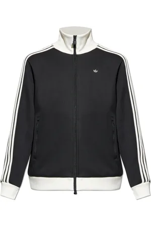 adidas Sweatshirts & Hoodies, Heren, Zwart, M, Katoen, Sweatshirt met metalen logo