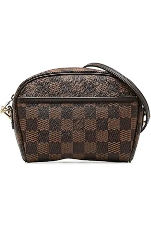 LOUIS VUITTON Pre-owned, Dames, Bruin, ONE Size, Leer, Pre-owned Canvas crossbody-bags