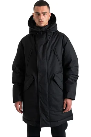 Dsquared2 Mantels, Heren, Zwart, M, Katoen, Parka