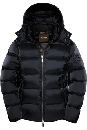 MOORER Jassen, Heren, Blauw, M, Boudin Quilted Goose Down Bomber Jacket
