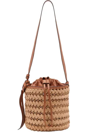 ULLA JOHNSON Tassen, Dames, , ONE Size, Geweven emmer tas