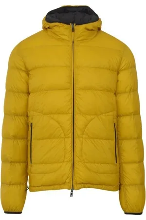 HERNO Jassen, Heren, Geel, M, Hoogwaardige Pufferjas