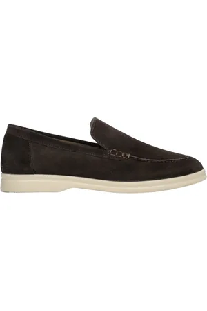 Estro Schoenen, Dames, Bruin, 39 EU, Suède, Bruine Suède Loafers