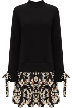 La DoubleJ Kleedjes, Dames, Zwart, XS, Katoen, Flirty Sporty Jurk