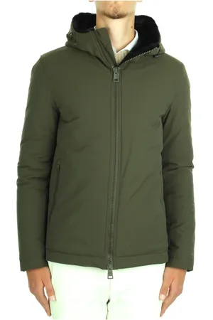 HERNO Jassen, Heren, Groen, M, Polyester, Keystone Bomberjack