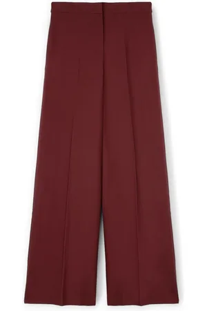 Motivi Broeken, Dames, Rood, 4Xs, Polyester, Palazzo-broek gemaakt van technische stof