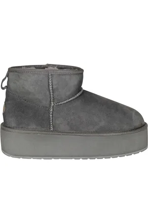Emu Schoenen, Dames, Grijs, 41 EU, Leer, Winterlaarzen