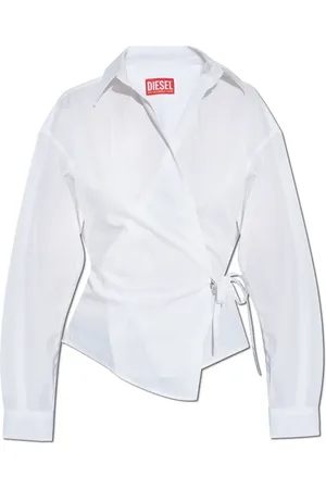 Diesel Blouses & Shirts, Dames, Wit, S, Katoen, Shirt C-Delphi