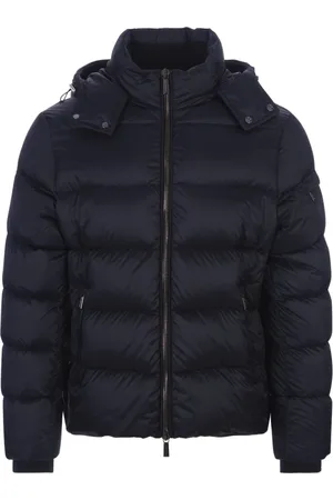 MOORER Jassen, Heren, Blauw, L, Brett-SH Bomberjack