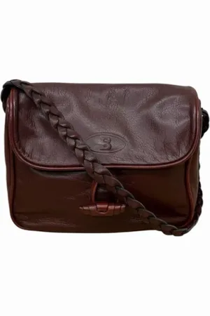 Bally Pre-owned, Dames, Rood, ONE Size, Leer, Tweedehands leren schoudertassen