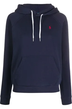 Ralph Lauren Sweatshirts & Hoodies, Dames, Blauw, M, Katoen, Casual Hoodie Sweater