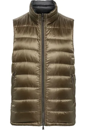 HERNO Jassen, Heren, Bruin, M, Reversibele Superlichte Donsvest