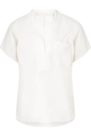 Nine In The Morning Tops, Dames, Wit, S, Elegante Ilenia Shirt voor Vrouwen