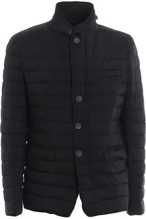 HERNO Jassen, Heren, Blauw, L, Polyester, Field Jacket