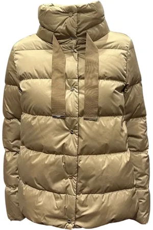 HERNO Jassen, Dames, Geel, 2Xs, Winterjas