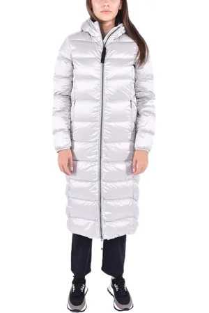 Parajumpers Mantels, Dames, Grijs, S, Polyester, Donzen Jas met Capuchon