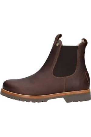 Panama Jack Schoenen, Heren, Bruin, 46 EU, Leer, Chelsea Boots Burton Igloo