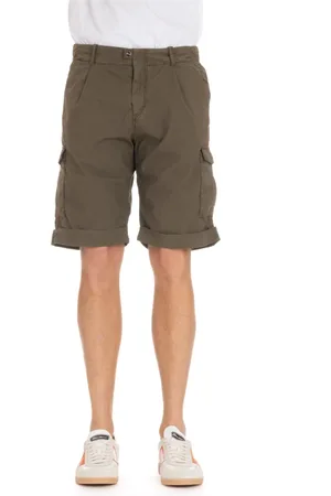 HERNO Korte broeken, Heren, Groen, M, Casual Shorts
