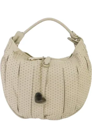 Bally Pre-owned, Dames, , ONE Size, Leer, Tweedehands leren schoudertassen
