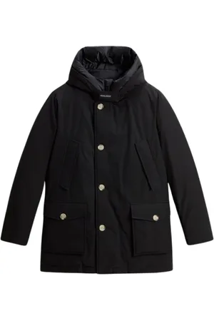 Woolrich Mantels, Heren, Zwart, S, Katoen, Arctic Parka