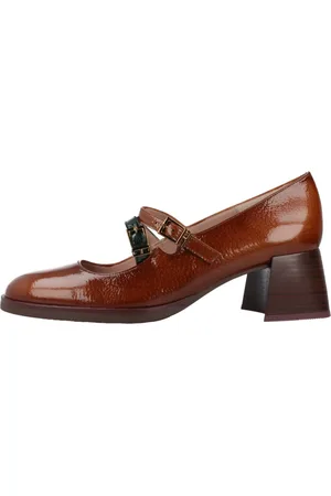 Hispanitas Schoenen, Dames, Bruin, 36 EU, Leer, Zapato Tacon