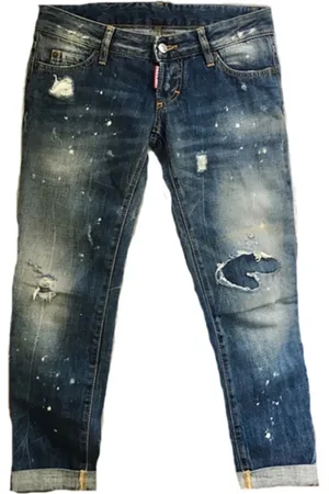 Dsquared2 Jeans, Dames, Blauw, M, Katoen, 470 Jeans