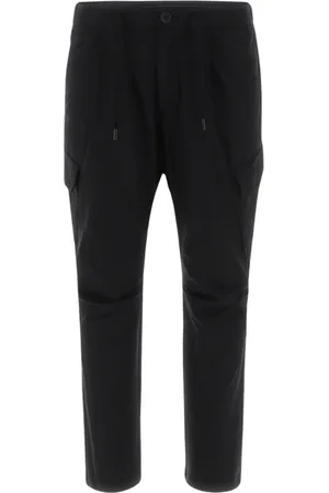HERNO Broeken, Heren, Zwart, M, Polyester, Slim-fit Broek