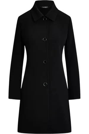 Ralph Lauren Mantels, Dames, Zwart, XL, One-Piece Coat