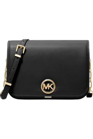 Michael Kors Tassen, Dames, Zwart, ONE Size, Leer, Crossbody tas