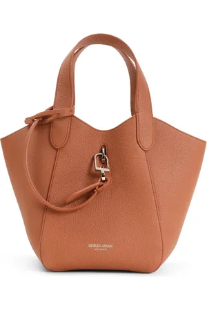 Giorgio Armani Tassen, Dames, Bruin, ONE Size, Stijlvolle Handtas voor Dagelijks Gebruik