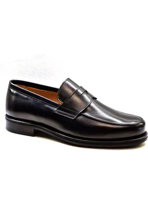 Berwick Schoenen, Heren, Zwart, 45 EU, Leer, Klassieke Zwarte Mocassin met Lederen Details