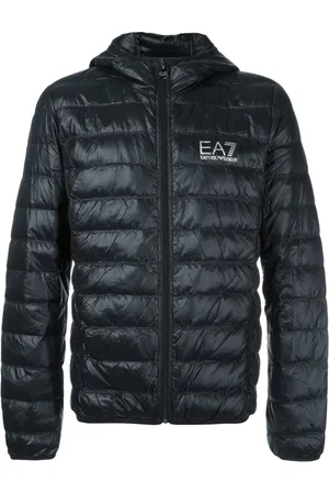 EA7 Jassen, Heren, Zwart, L, Nylon, Casual Jack