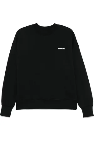 BARROW Sweatshirts & Hoodies, Heren, Zwart, L, Zwarte Stijlvolle Sweatshirt voor Mannen