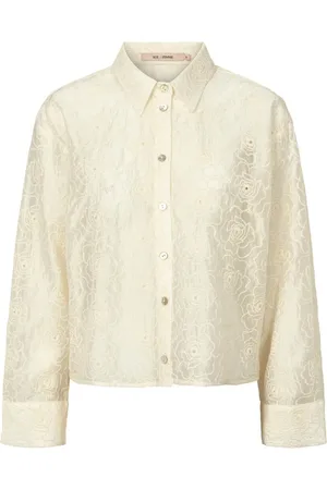 RUE de FEMME Blouses & Shirts, Dames, Wit, M, Elegante Judith Shirt Off
