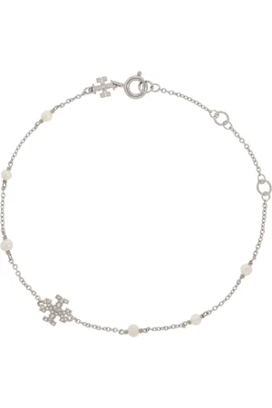 Tory Burch Accessoires, Dames, Grijs, ONE Size, Armband ‘Kira’