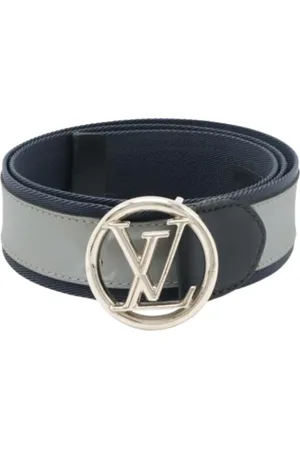 LOUIS VUITTON Pre-owned, Heren, Blauw, ONE Size, Leer, Pre-owned Leather belts