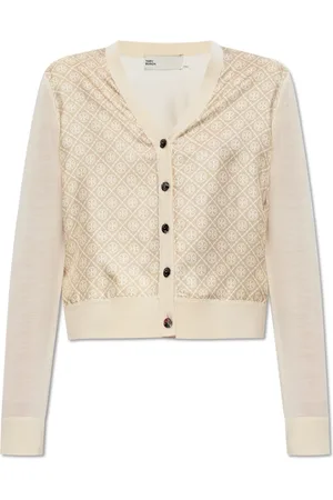 Tory Burch Truien, Dames, , S, Wol, Cardigan met Monogram