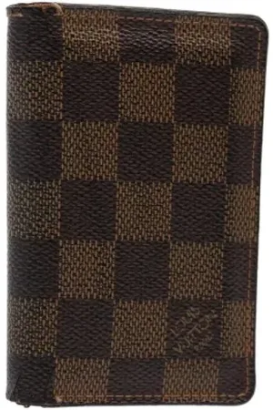 LOUIS VUITTON Pre-owned, Dames, Bruin, ONE Size, Pre-owned Canvas wallets
