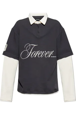 MISBHV Tops, Heren, Grijs, XL, Katoen, Lange mouw polo