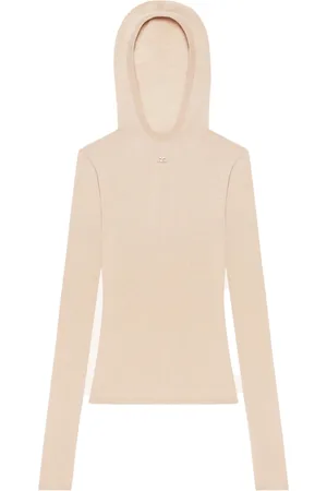 Courrèges Sweatshirts & Hoodies, Dames, , S, Gebreide 2nd Skin Hoodie
