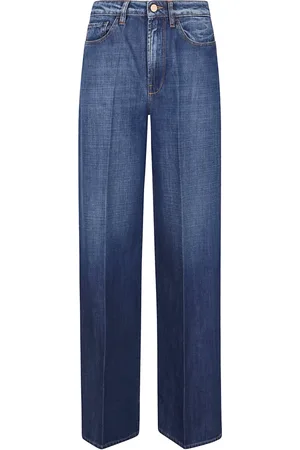 3x1 Jeans, Dames, Blauw, W30, Katoen, Denim Jeans, Katoen-Lyocell Mix, Gemaakt in Italië