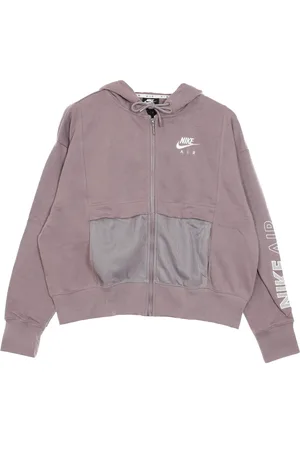 Nike Sweatshirts & Hoodies, Dames, Paars, L, Katoen, Paarse Zip Hoodie Sportswear Air Top