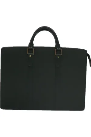 LOUIS VUITTON Pre-owned, Dames, Groen, ONE Size, Leer, Pre-owned Leather briefcases