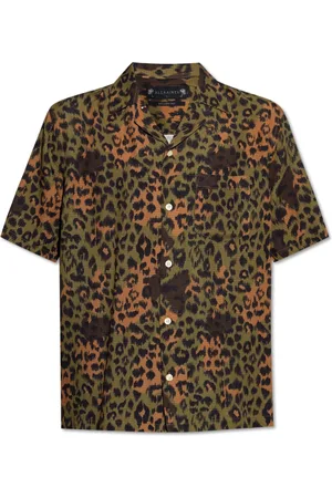 AllSaints Overhemden, Heren, Groen, S, Shirt Styx